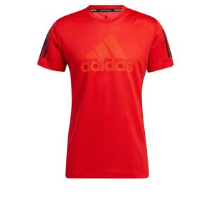 ADIDAS PERFORMANCE Funkční tričko  červená / černá / jasně oranžová
