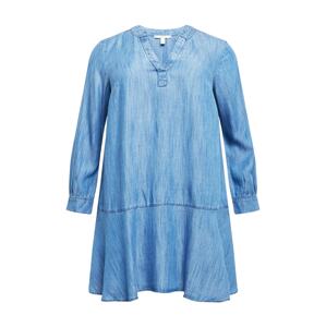 Esprit Curves Košilové šaty  modrá džínovina