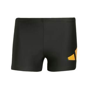 ADIDAS PERFORMANCE Sportovní plavky  černá / jasně oranžová / tmavě šedá