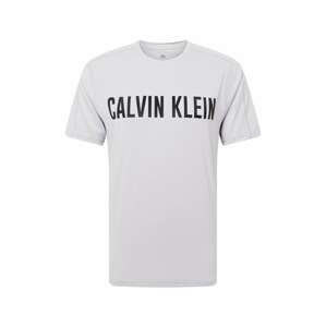 Calvin Klein Performance Funkční tričko  světle šedá / černá