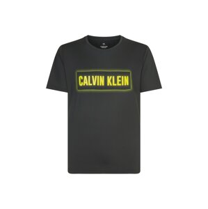 Calvin Klein Performance Funkční tričko  svítivě žlutá / černá