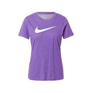 NIKE Funkční tričko  fialová / bílá