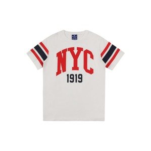 Champion Authentic Athletic Apparel Tričko  bílá / červená / tmavě modrá
