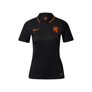 NIKE Funkční tričko 'Netherlands 2020 Stadium Away' oranžová / černá