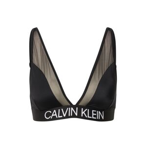 Calvin Klein Swimwear Horní díl plavek  černá / bílá