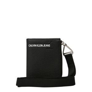 Calvin Klein Jeans Peněženka  černá / bílá