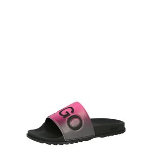 HUGO Pantofle 'Match'  černá / fialová / pink