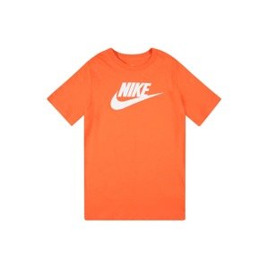 Nike Sportswear Tričko 'FUTURA'  oranžová / bílá