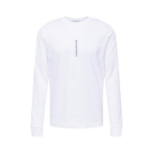 Calvin Klein Jeans Tričko  bílá / černá