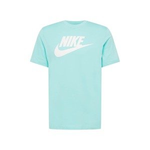 Nike Sportswear Tričko  bílá / tyrkysová