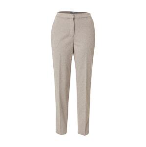 Esprit Collection Kalhoty s puky  hnědý melír / béžový melír