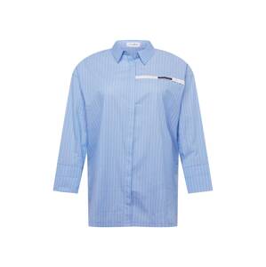 Public Desire Curve Košilové šaty námořnická modř / světlemodrá / bílá