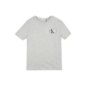 Calvin Klein Jeans Tričko  šedý melír / černá / bílá