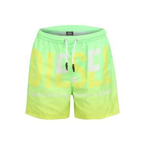 DIESEL Plavecké šortky 'WAVE'  svítivě zelená / svítivě žlutá / světle šedá / limone