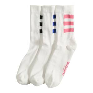 ADIDAS PERFORMANCE Sportovní ponožky  bílá / modrá / pink / černá