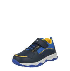 GEOX Sneaker 'CALCO'  žlutá / námořnická modř / královská modrá