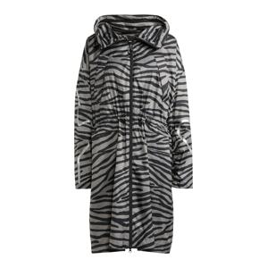 adidas by Stella McCartney Outdoorový kabát  šedá / černá