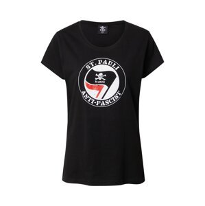 FC St. Pauli Tričko 'Anti Fascist'  červená / černá / bílá