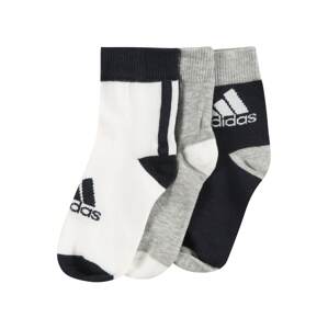 ADIDAS PERFORMANCE Sportovní ponožky  černá / bílá / šedý melír