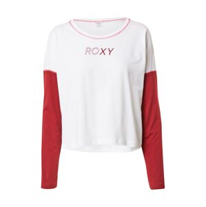 ROXY Funkční tričko 'SOUL FEVER BLUES'  bílá / červená