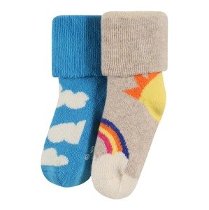 Happy Socks Ponožky 'After Sun'  béžová / nebeská modř / bílá / oranžová / pink