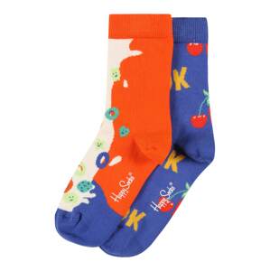Happy Socks Ponožky 'Okay Cereals'  královská modrá / mix barev / oranžová