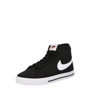 Nike Sportswear Kotníkové tenisky  černá / bílá