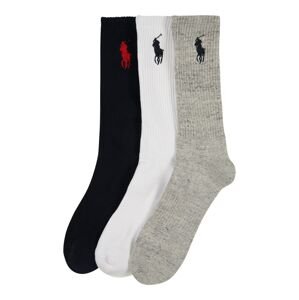 Polo Ralph Lauren Ponožky  šedá / červená / černá / bílá