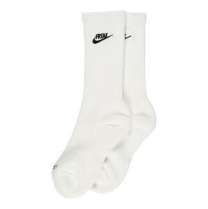 NIKE Sportovní ponožky  bílá / černá