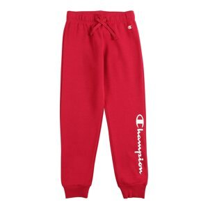 Champion Authentic Athletic Apparel Kalhoty  červená / bílá