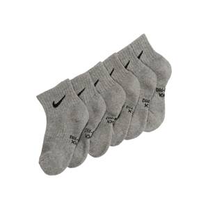 Nike Sportswear Sportovní ponožky  šedý melír / černá