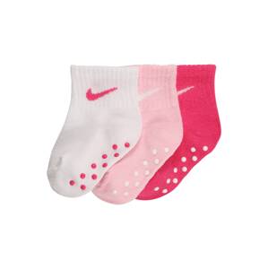 NIKE Sportovní ponožky  pitaya / růžová / bílá