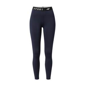 4F Sportovní kalhoty  námořnická modř / bílá / černá