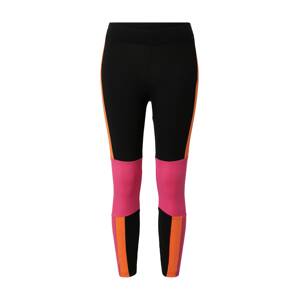 FILA Sportovní kalhoty 'PINUCCIA'  černá / světle růžová / oranžová