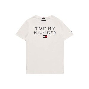 TOMMY HILFIGER Tričko  bílá / námořnická modř / červená