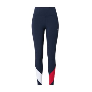 Tommy Sport Sportovní kalhoty  námořnická modř / bílá / červená
