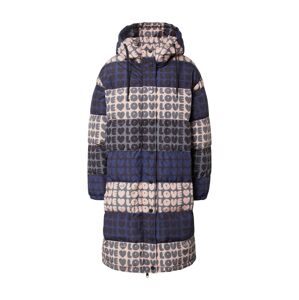 Love Moschino Zimní kabát  námořnická modř / šedá / růžová