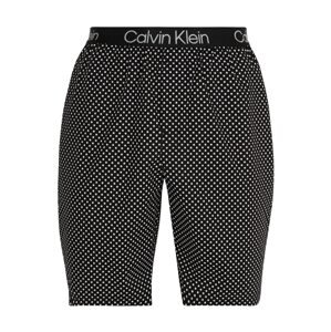 Calvin Klein Underwear Pyžamové kalhoty  černá / bílá