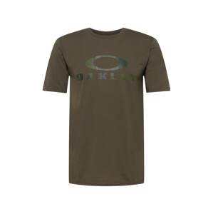OAKLEY Funkční tričko 'O BARK'  olivová / trávově zelená / petrolejová