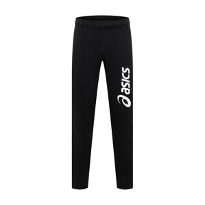 ASICS Sportovní kalhoty černá / bílá