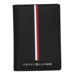 TOMMY HILFIGER Peněženka  černá / bílá / námořnická modř / červená