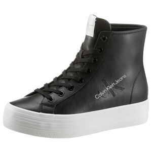 Calvin Klein Jeans Kotníkové tenisky  černá / bílá