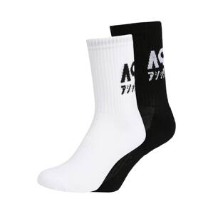 ASICS Sportovní ponožky  černá / bílá
