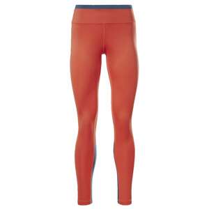 Reebok Sport Sportovní kalhoty  modrá / oranžově červená