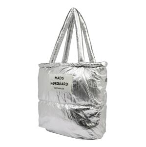 MADS NORGAARD COPENHAGEN Nákupní taška  stříbrná