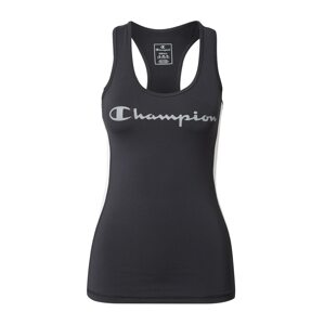 Champion Authentic Athletic Apparel Sportovní top  černá / bílá / šedá