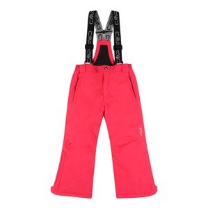 CMP Outodoor kalhoty 'SALOPETTE'  černá / svítivě růžová