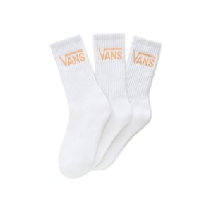 VANS Ponožky 'CLASSIC CREW (6.5-10)'  bílá / šafrán