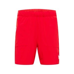 ADIDAS PERFORMANCE Sportovní kalhoty  červená / bílá