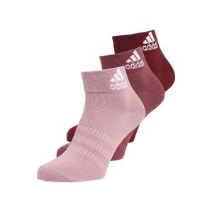 ADIDAS PERFORMANCE Sportovní ponožky 'LIGHT ANK'  bobule / světle růžová / burgundská červeň / bílá